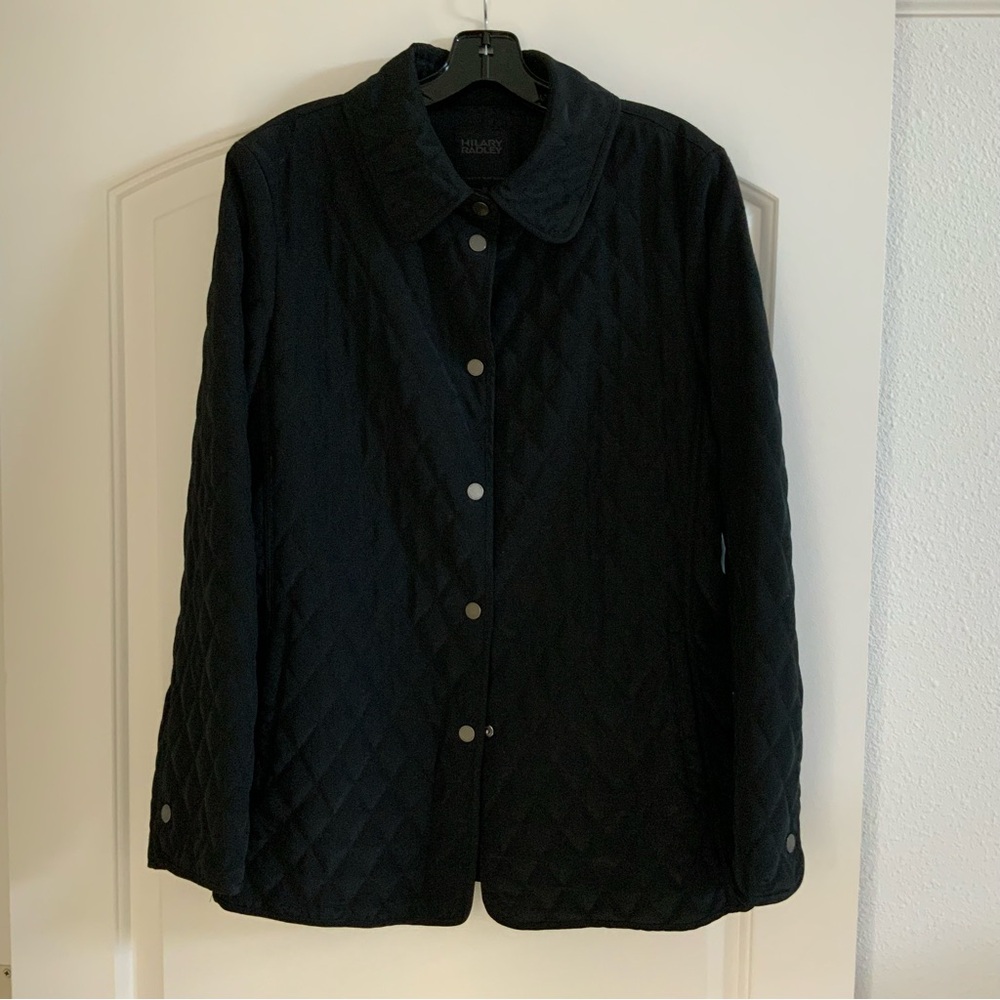 Women’s Black Quilted Hilary Radley Jacket